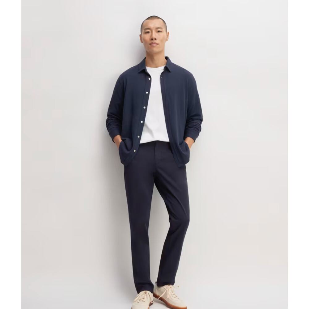 NWT Everlane The Athletic Performance Chino In Navy Blue Size 29x32